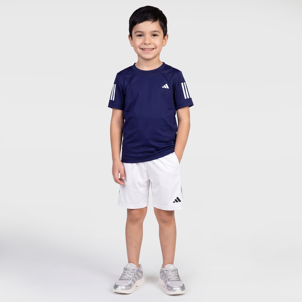Imagem 3 do produto Camiseta adidas Club 3 Listras Infantil