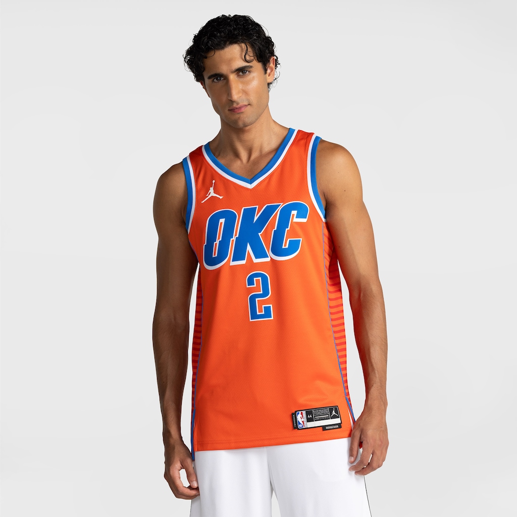 Imagem 1 do produto Camiseta Regata Nike NBA Shai Gilgeous-Alexander Oklahoma City Thunder Statement Edition Masculina