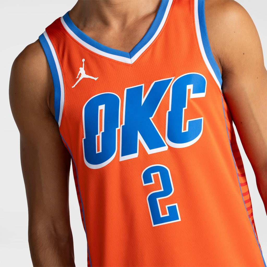 Imagem 4 do produto Camiseta Regata Nike NBA Shai Gilgeous-Alexander Oklahoma City Thunder Statement Edition Masculina