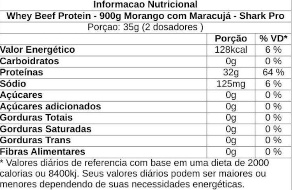 Imagem 2 do produto Whey Protein Shark Pro Morango Maracujá