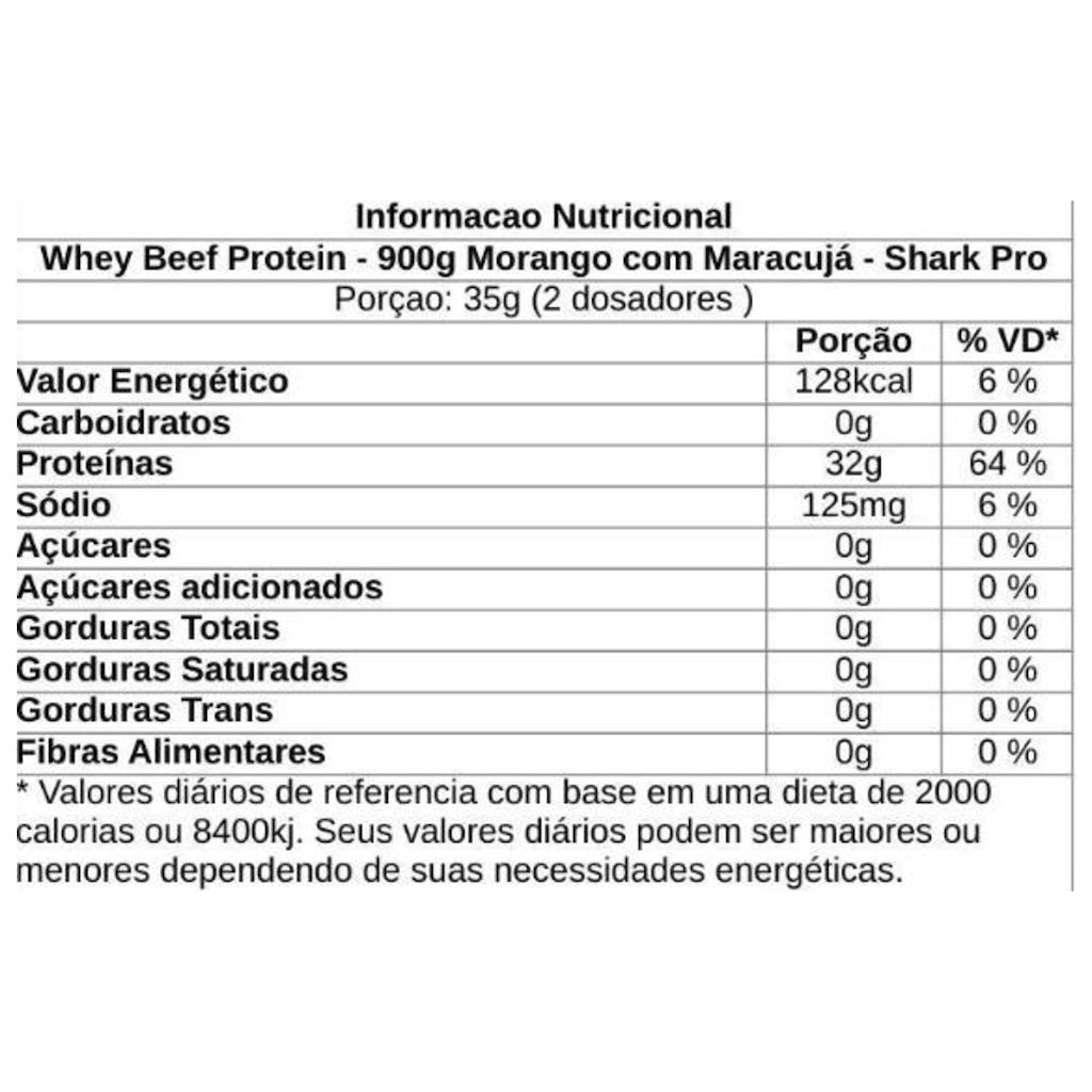 Imagem 2 do produto Whey Protein Shark Pro Morango Maracujá