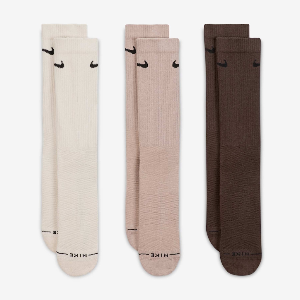 Imagem 1 do produto Kit Meia 3 pares Unissex Nike U Nk Ed Elvd Crw