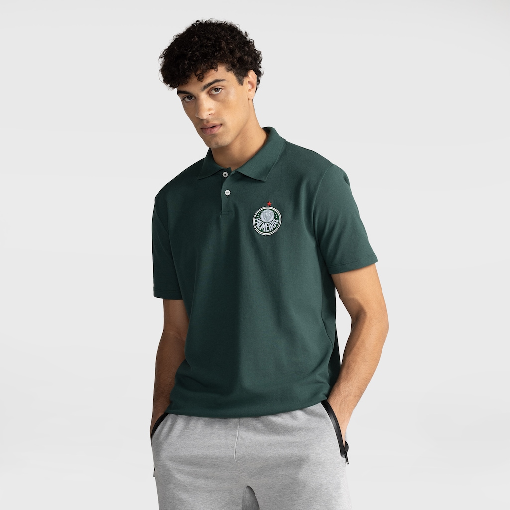Imagem 1 do produto Camisa Polo do Palmeiras Alviverde Betel - Masculina