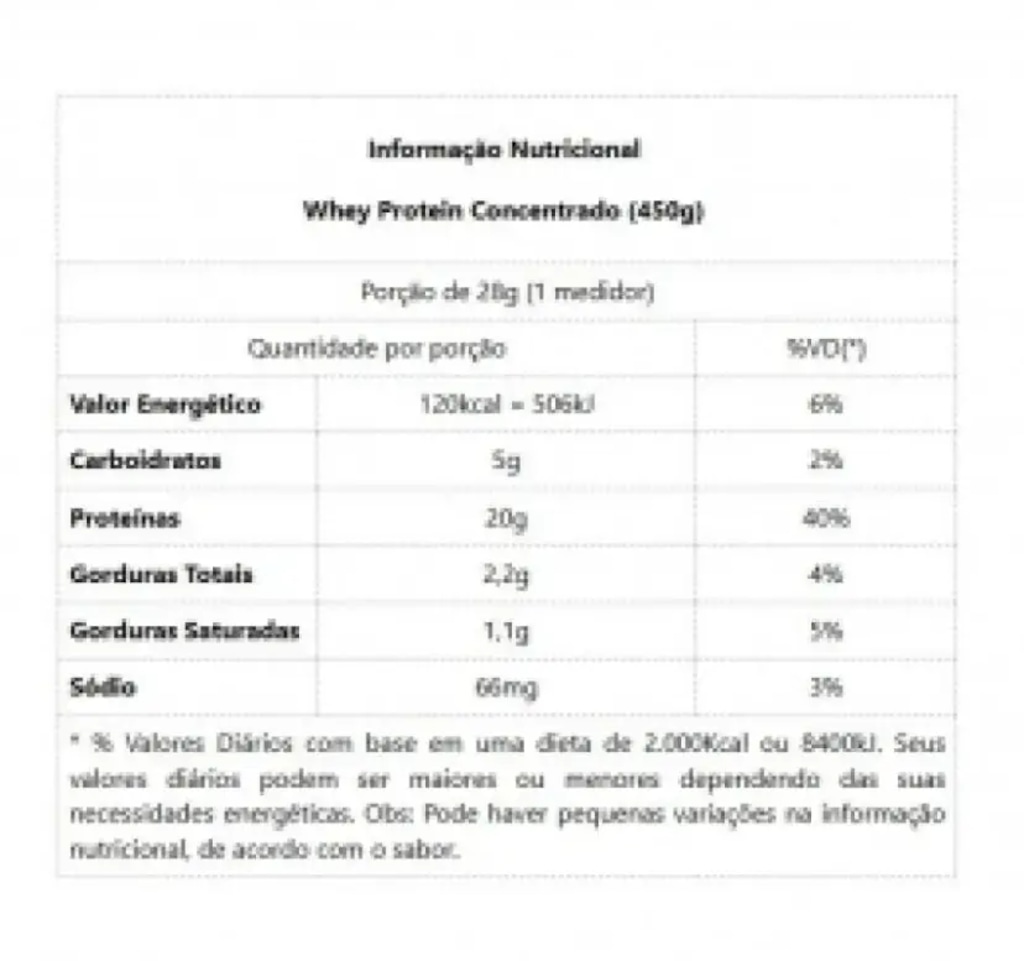 Imagem 2 do produto Whey Protein Dux Concentrado Chocolate 450g