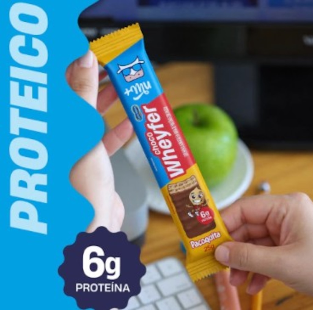 Imagem 1 do produto Barra de Proteína Wheyfer Mais Mu Paçoquita