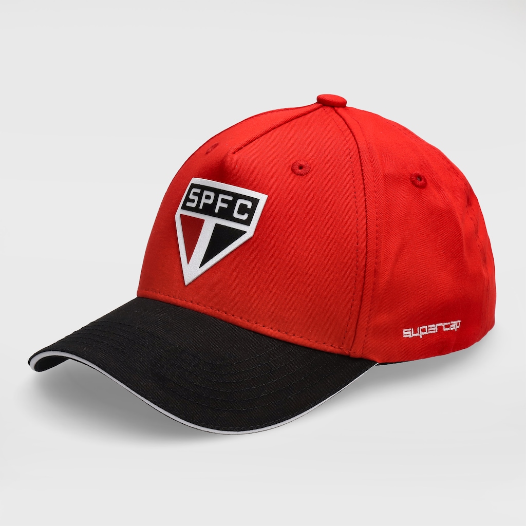 Imagem 1 do produto Boné Unissex do São Paulo Super Cap Silk Bordado Aba Curva