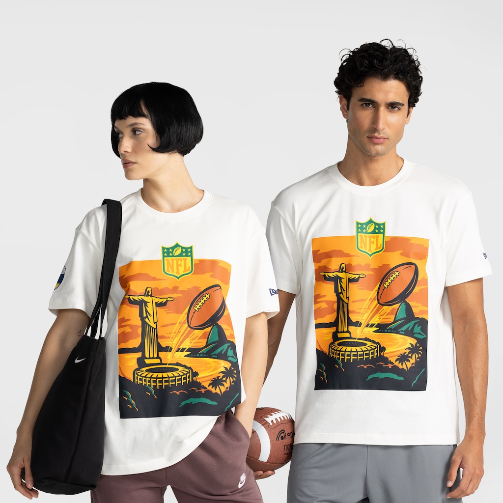 Imagem 1 do produto Camiseta NFL Brasil Crist GM 26 Unissex