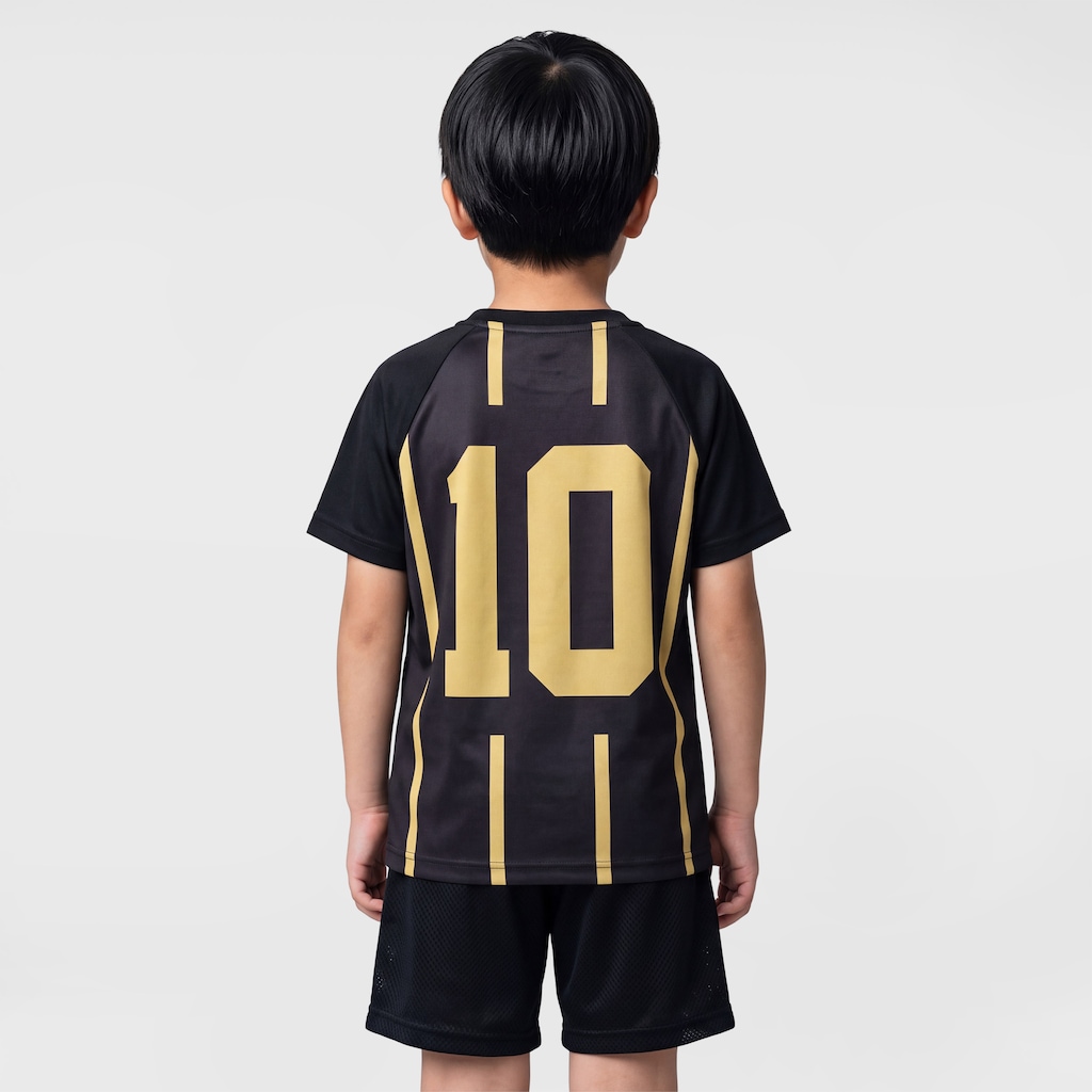 Imagem 2 do produto Kit Uniforme do Corinthians Coimbra Dourado Infantil