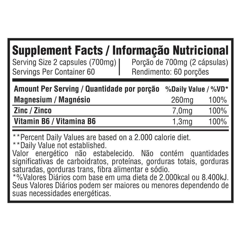 Imagem 3 do produto ZMA Drol Bodybuilders - 120 Cápsulas
