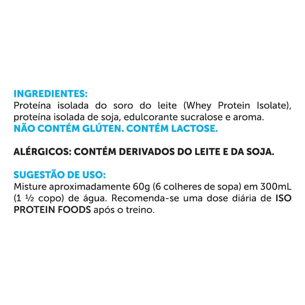 Imagem 2 do produto Whey Protein Isolada IsoProtein BRN Foods - Baunilha - 2Kg
