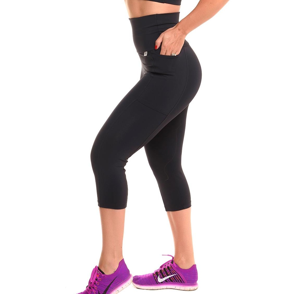 Imagem 3 do produto Calça Corsário Sandy Fitness Run com Proteção Solar UV50+ - Feminina