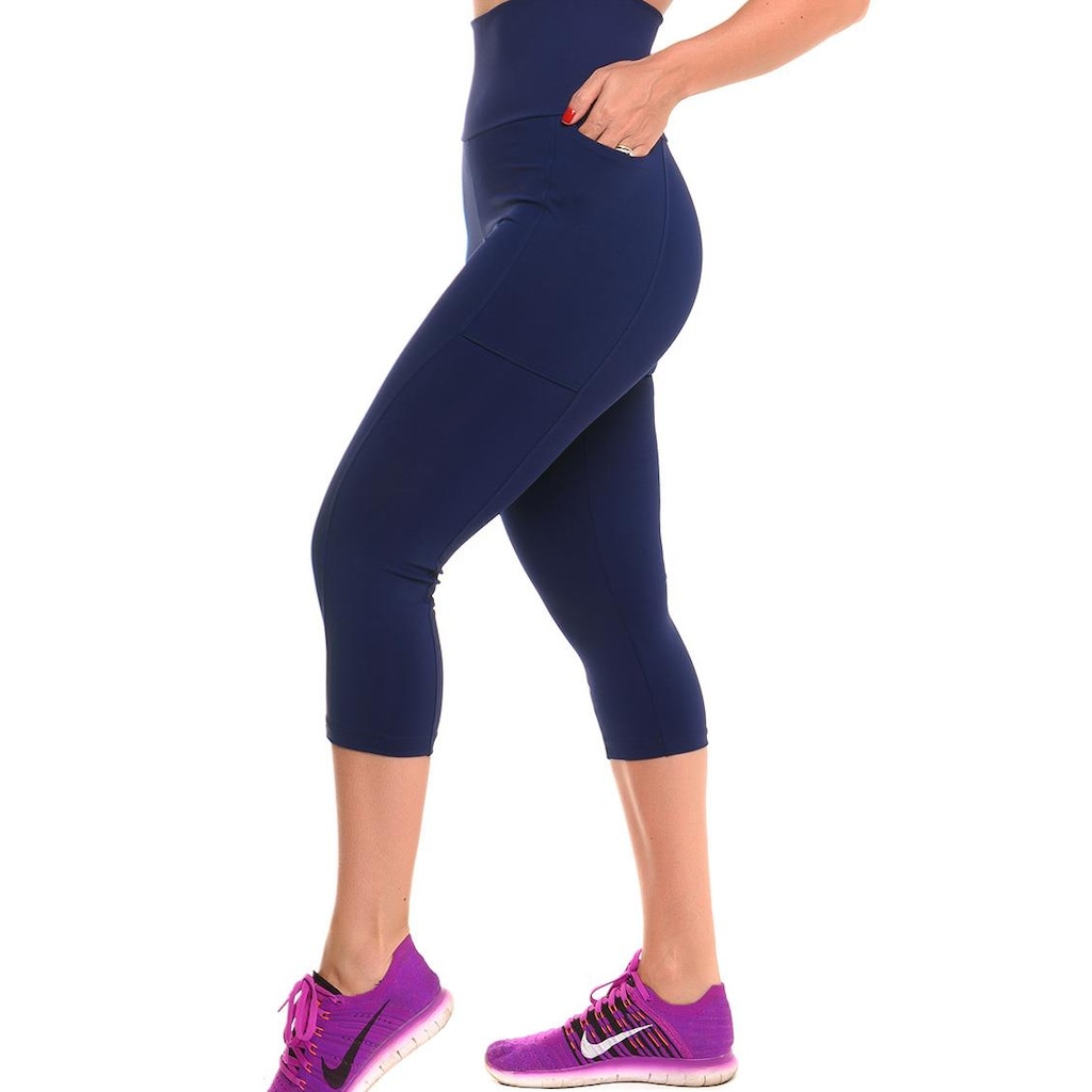 Imagem 2 do produto Calça Corsário Sandy Fitness Run com Proteção Solar UV50+ - Feminina