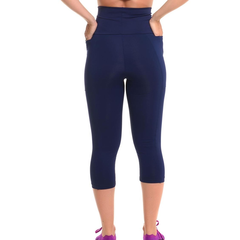Imagem 3 do produto Calça Corsário Sandy Fitness Run com Proteção Solar UV50+ - Feminina