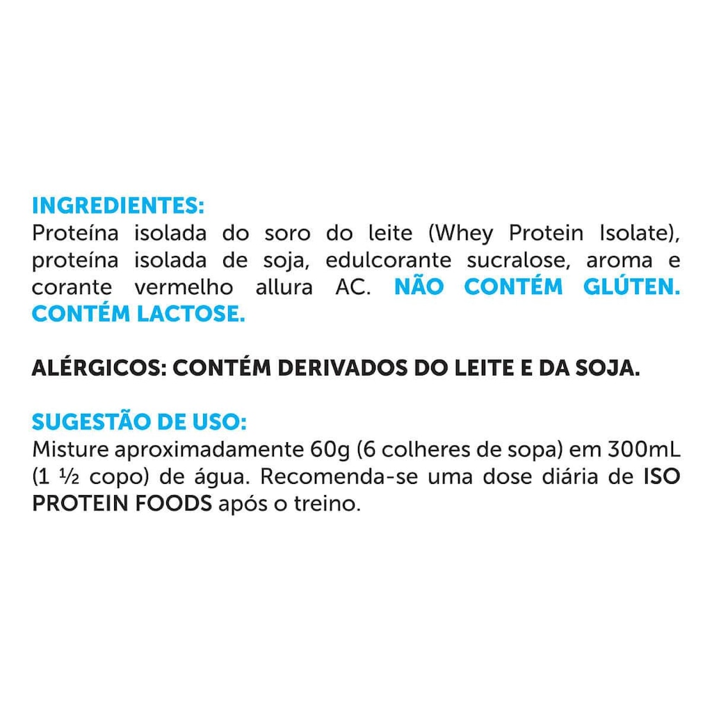 Imagem 2 do produto Iso Protein BRN Foods - Morango - 2Kg