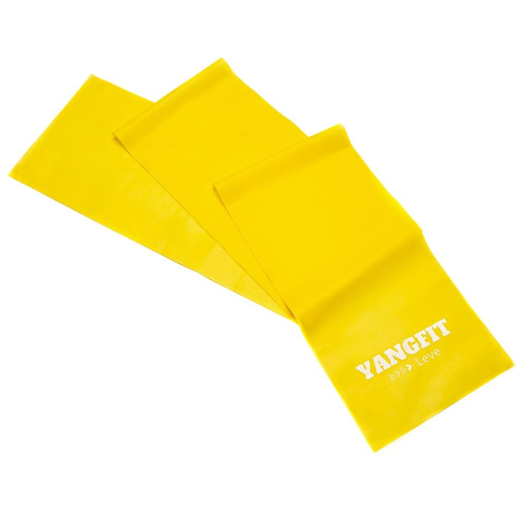 Imagem 2 do produto Kit Thera Band Faixa Elástica Yangfit - 3 Intensidades