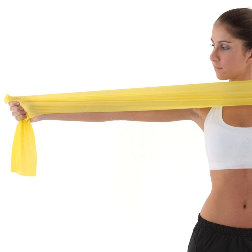 Imagem 5 do produto Kit Thera Band Faixa Elástica Yangfit - 3 Intensidades