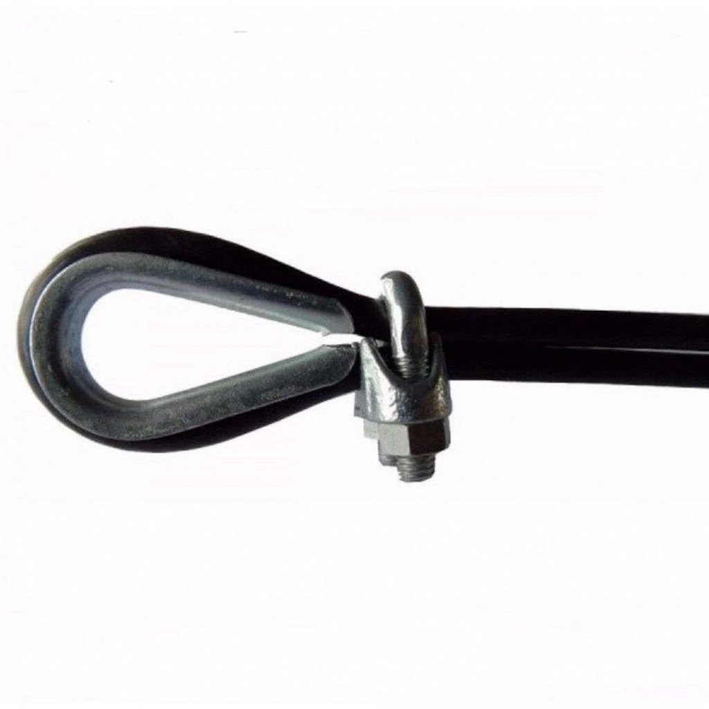 Imagem 4 do produto Kit 5 Grampos Clips Cabo de Aço Reparo Aparelho Academia