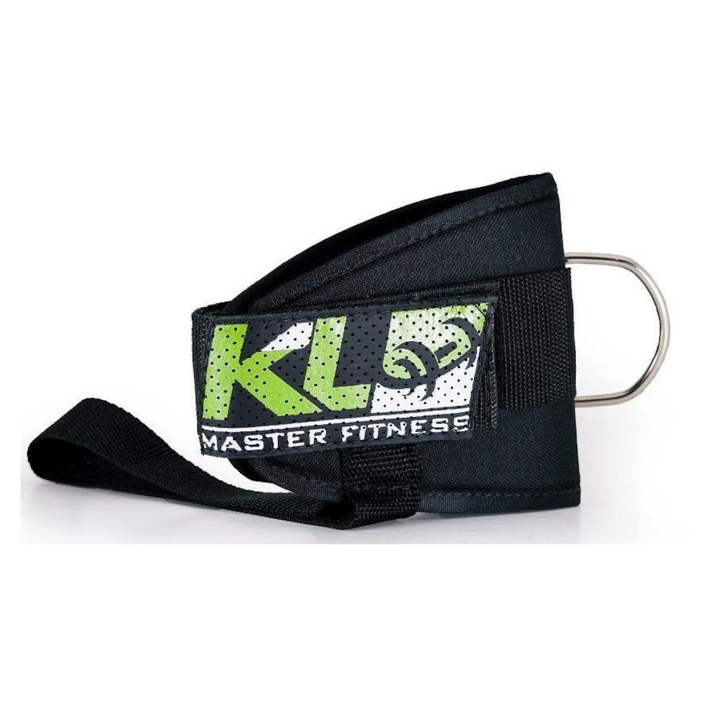 Imagem 2 do produto Tornozeleira KL Master Polia Baixa Puxador Glúteo Profissional - Par