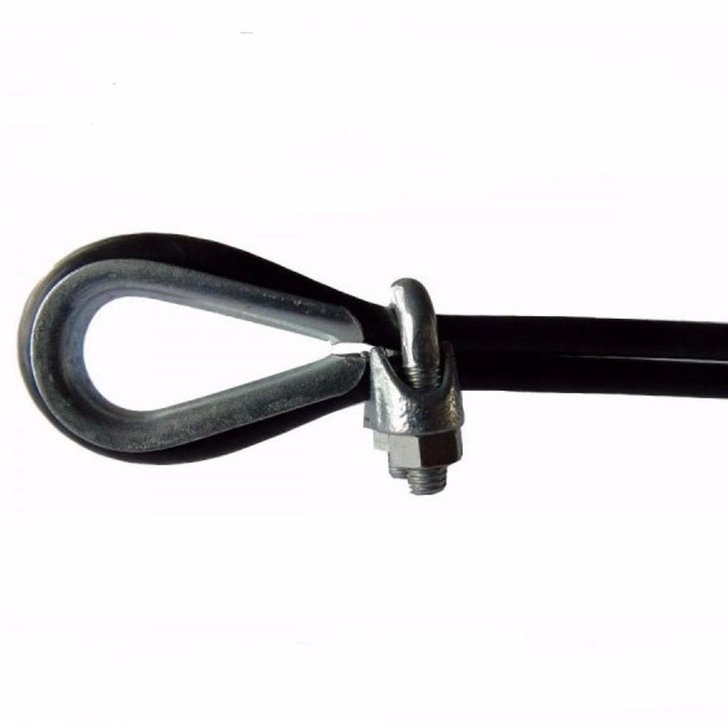Imagem 2 do produto Sapatilha P/ Cabo de Aço Academia Reparo Aparelhos 1/8 - Prata