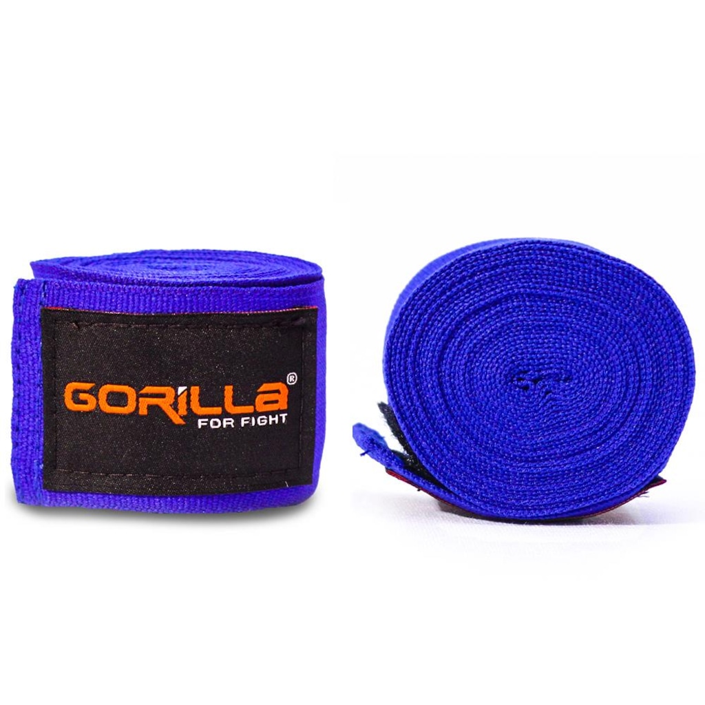 Imagem 4 do produto Kit Gorilla Muay-Thai Bandagem Elástica + Protetor Bucal - Adulto