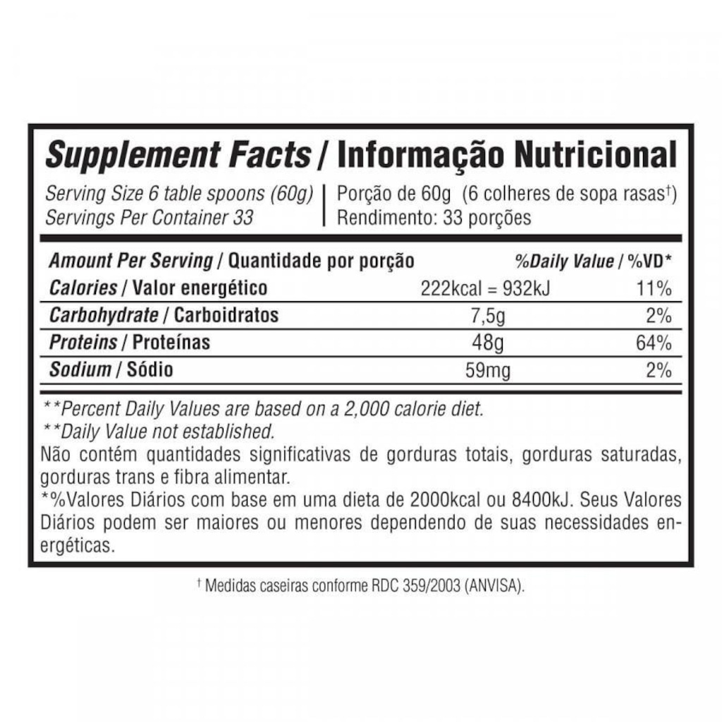 Imagem 4 do produto Kit 2 Iso Whey Protein Isolado Bodybuilders - Baunilha - 2kg