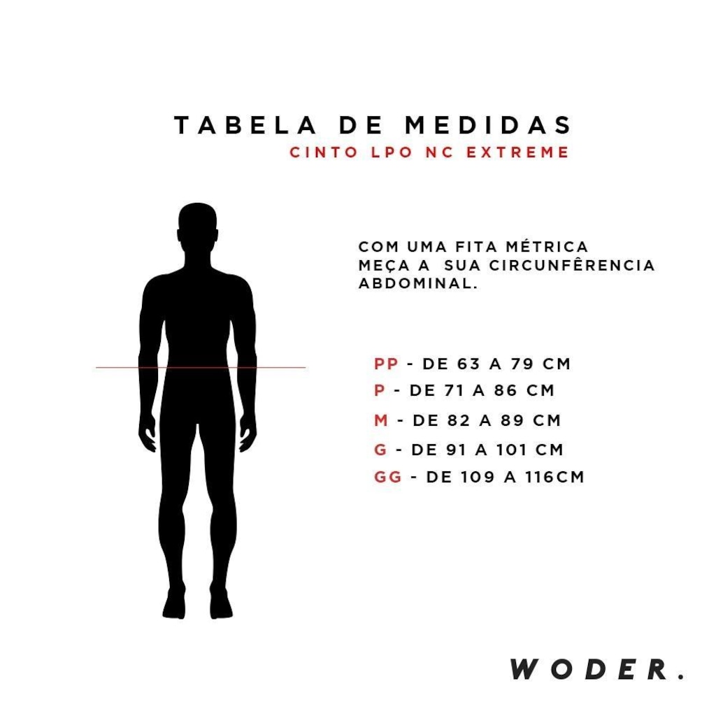Imagem 5 do produto Cinto de Musculação Nc Extreme Lpo Lombar - Adulto