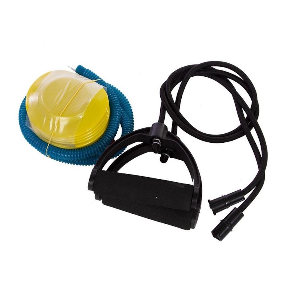 Imagem 3 do produto Meia Bola Bosu Yangfit com Alças de Extensão e Bomba de Ar