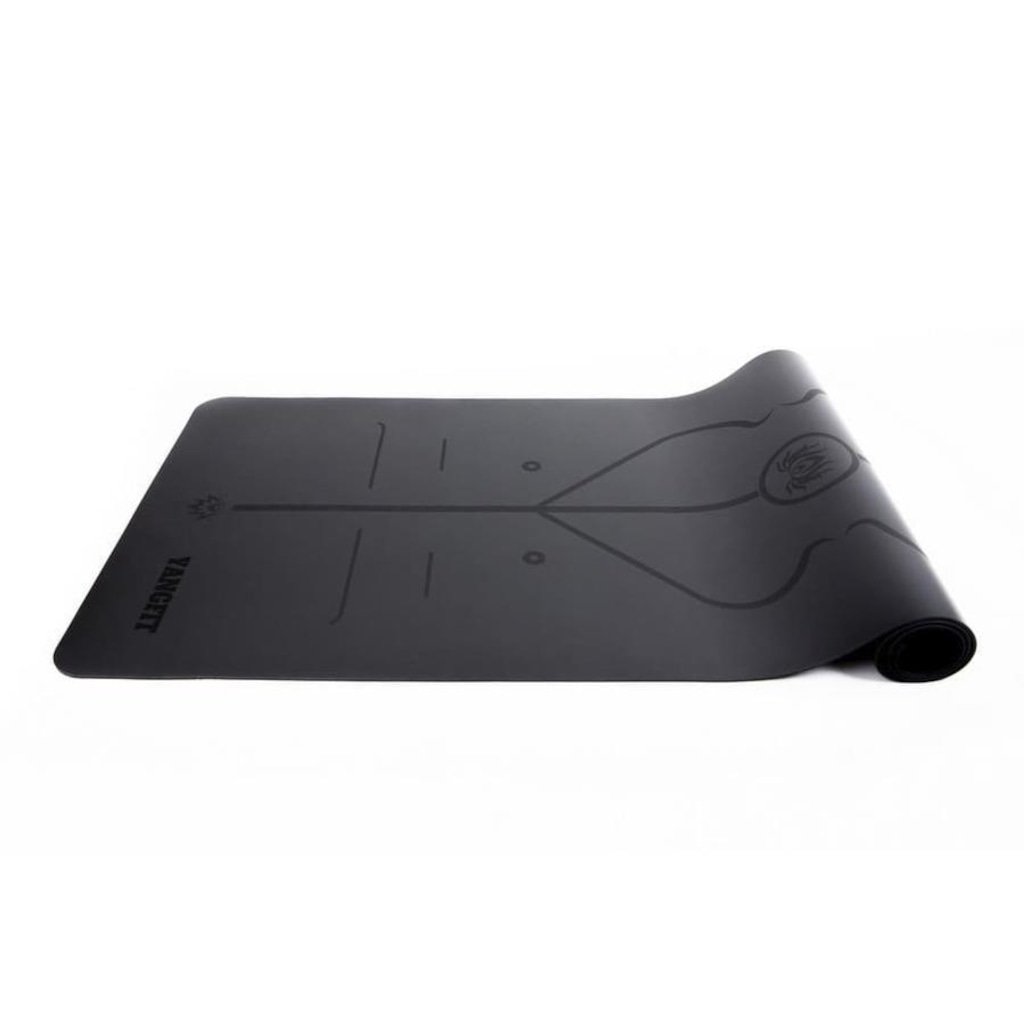 Imagem 2 do produto Tapete de Yoga com Bolsa Yangfit Mat PU e Borracha Natural - 5mm