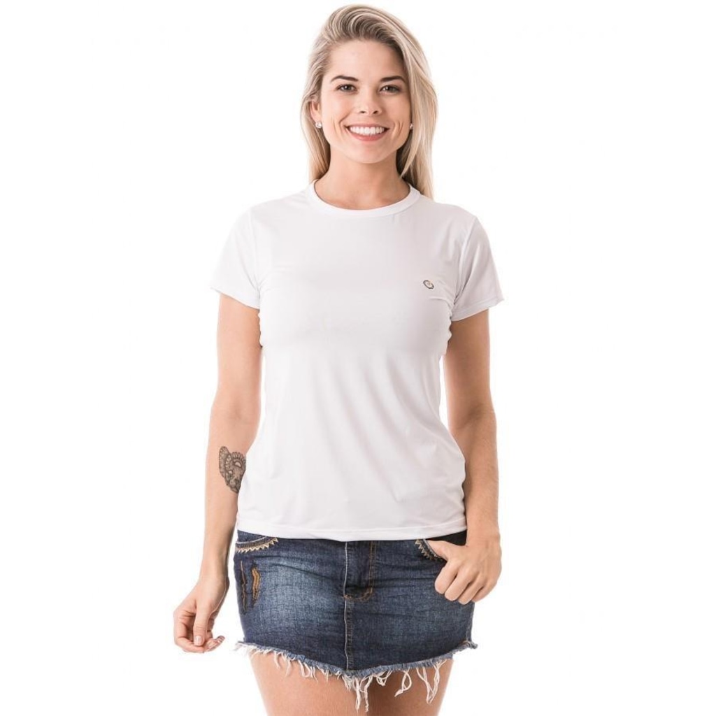 Imagem 2 do produto Camiseta UV com Proteção Solar Extreme UV Ice - Feminina