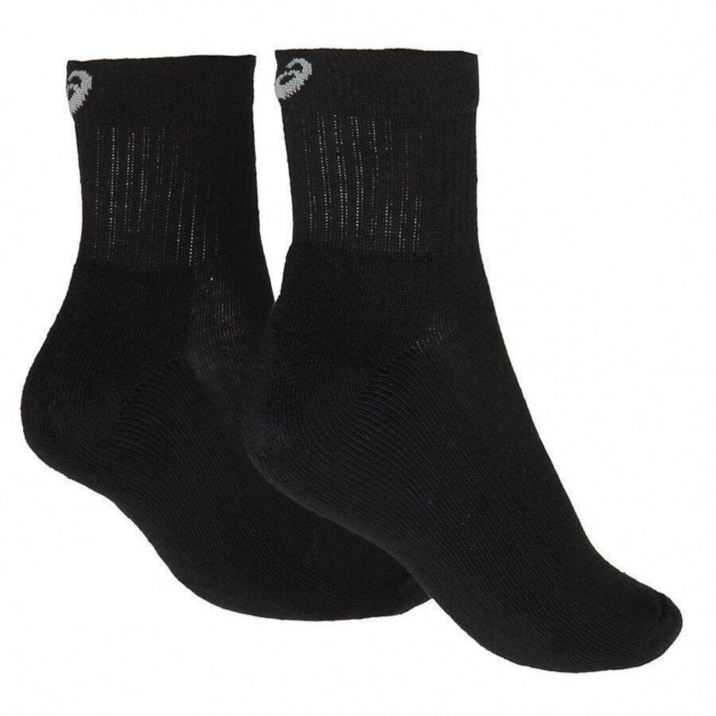 Imagem 2 do produto Meias Cano Médio Asics Basic Stretch Quarter - Adulto