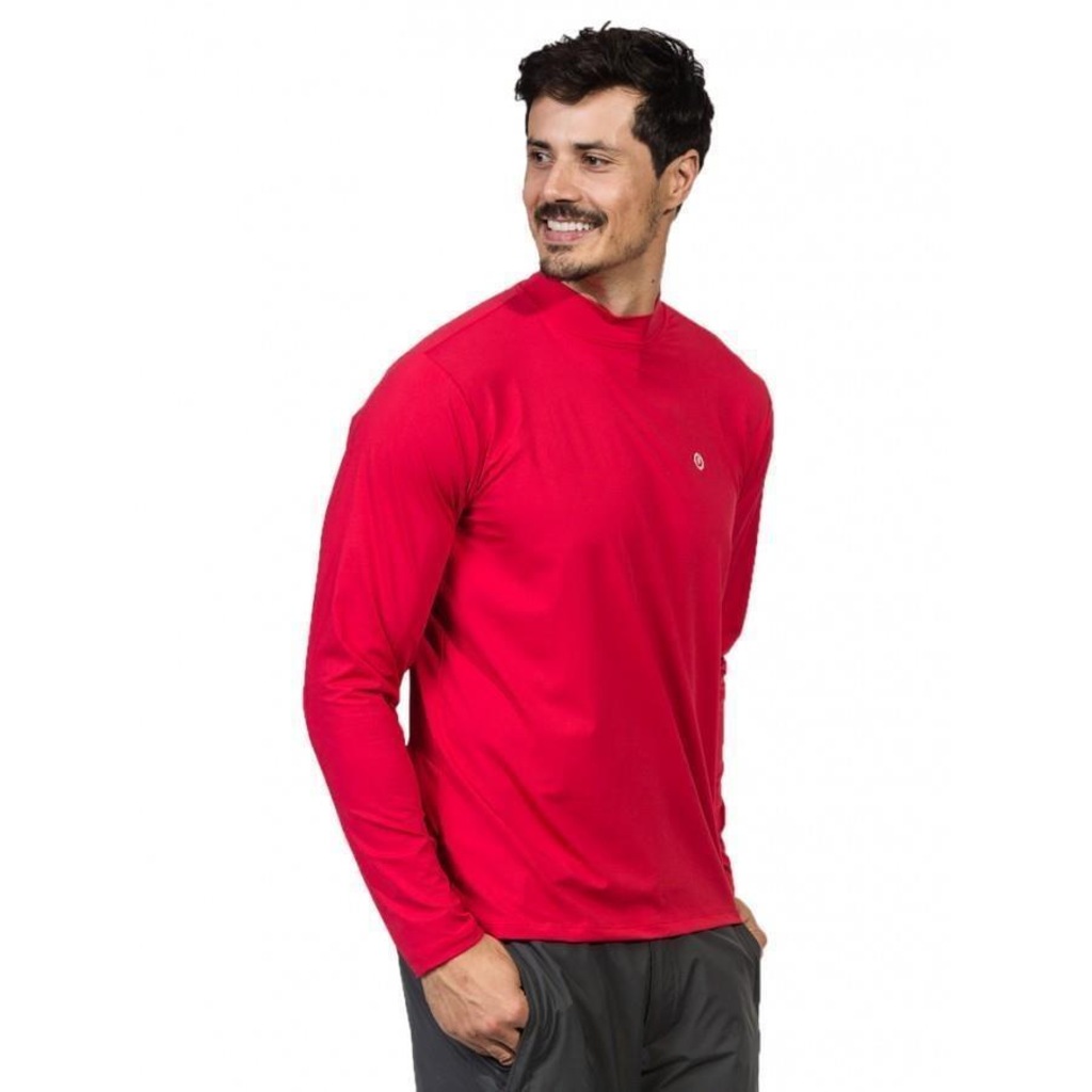 Imagem 2 do produto Camiseta Manga Longa Extreme UV Gola Alta Ice Proteção Solar - Masculina