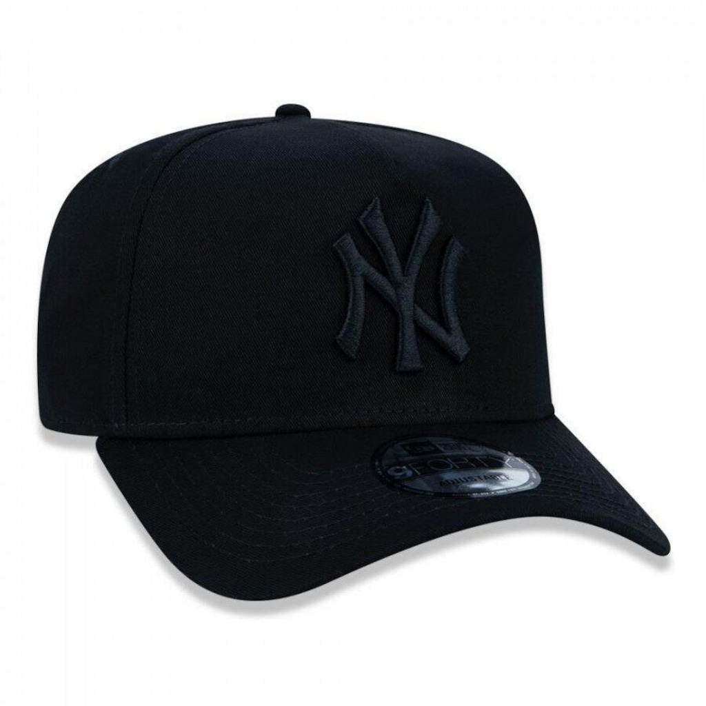 Imagem 3 do produto Boné Aba Curva New Era 9Forty A-Frame Ajustável MLB New York Yankees Basic - Snapback - Adulto