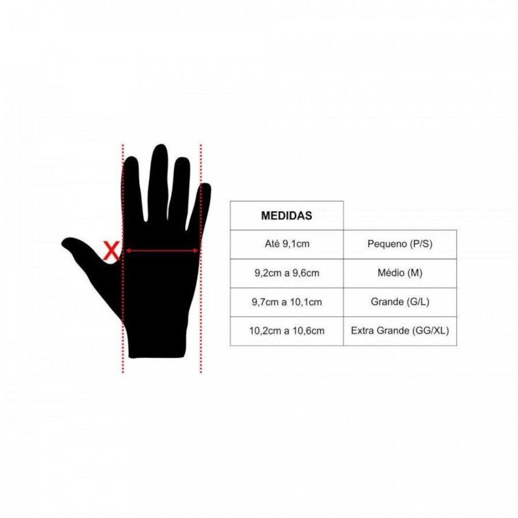 Imagem 2 do produto Luvas de Ciclismo Hupi Dedo Longo Biometria Full - Adulto