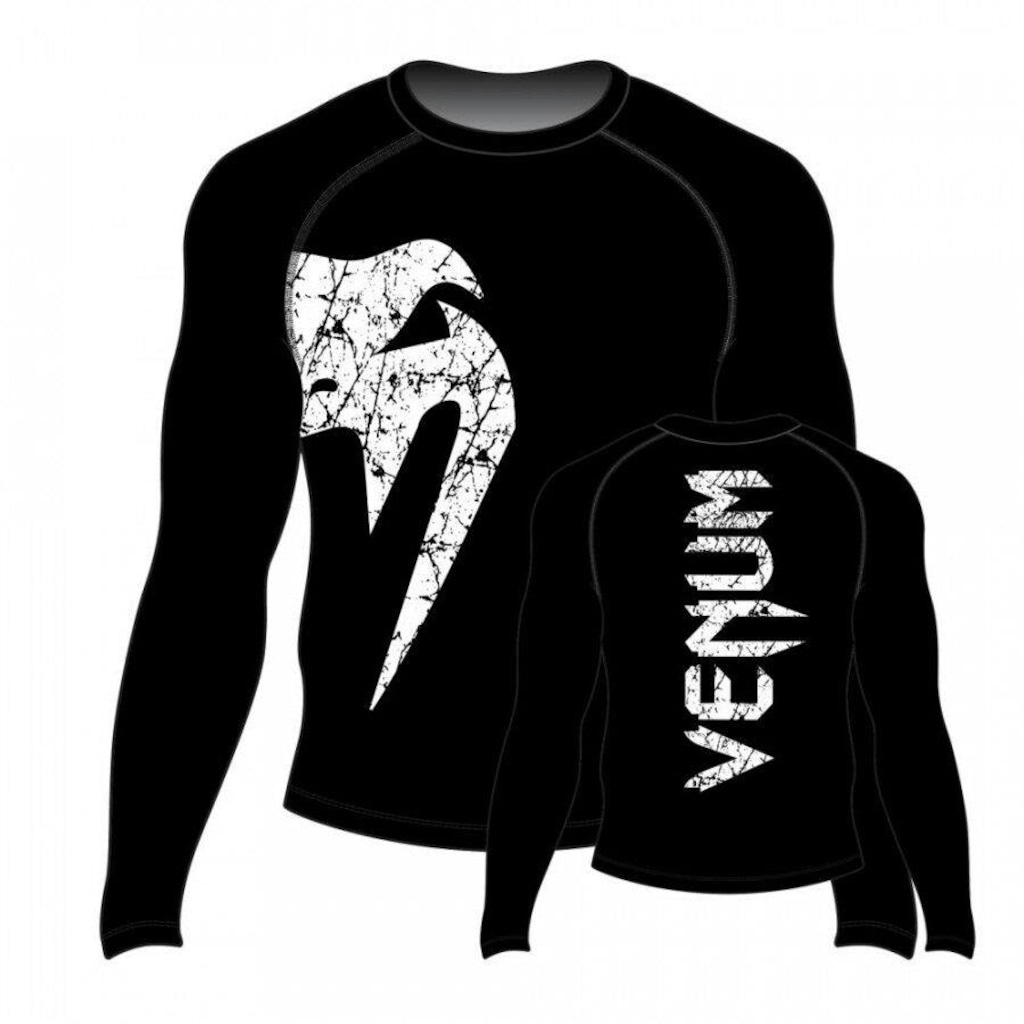 Imagem 2 do produto Rash Guard Venum Dragon Force Navy - Masculino