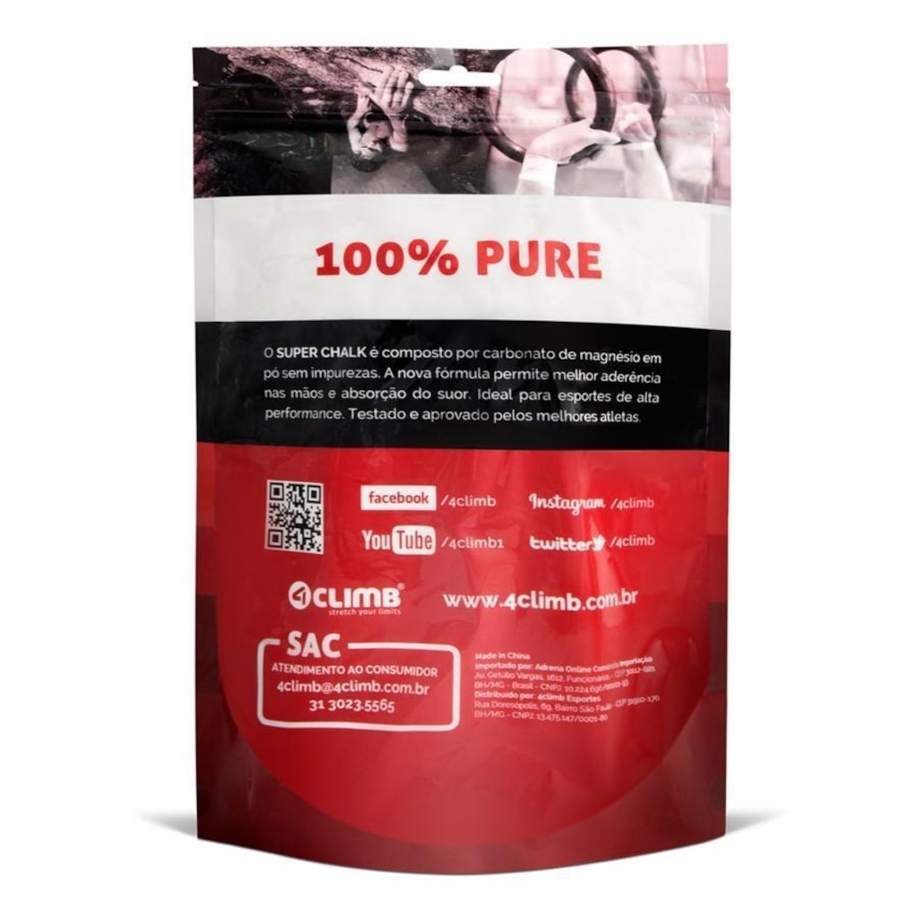Imagem 2 do produto Magnésio em Pó 4climb Super Chalk - 200g