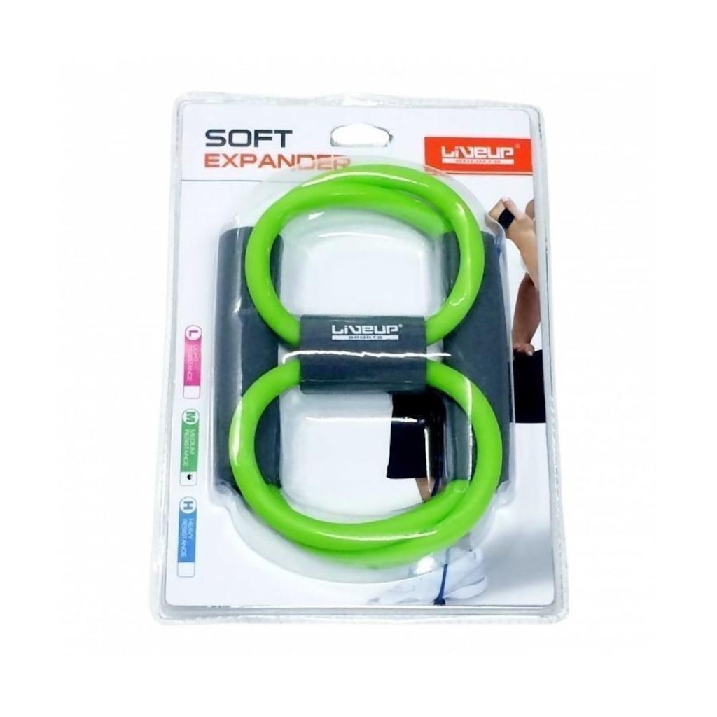 Imagem 2 do produto Elástico Extensor Liveup Sports Formato em Oito Tensão Média
