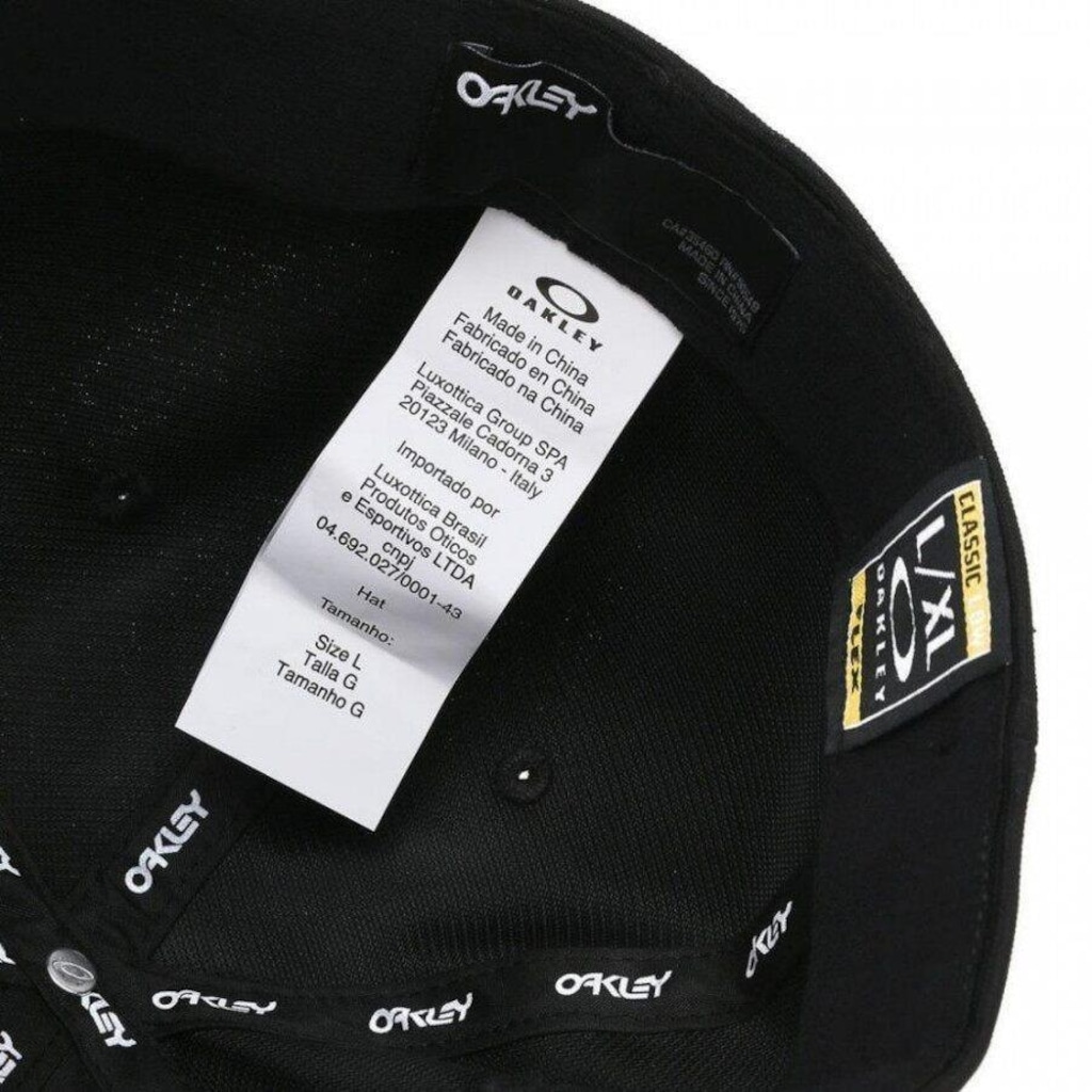 Imagem 5 do produto Boné Oakley 6 Panel Stretch Oakley Metallic - Fechado - Adulto