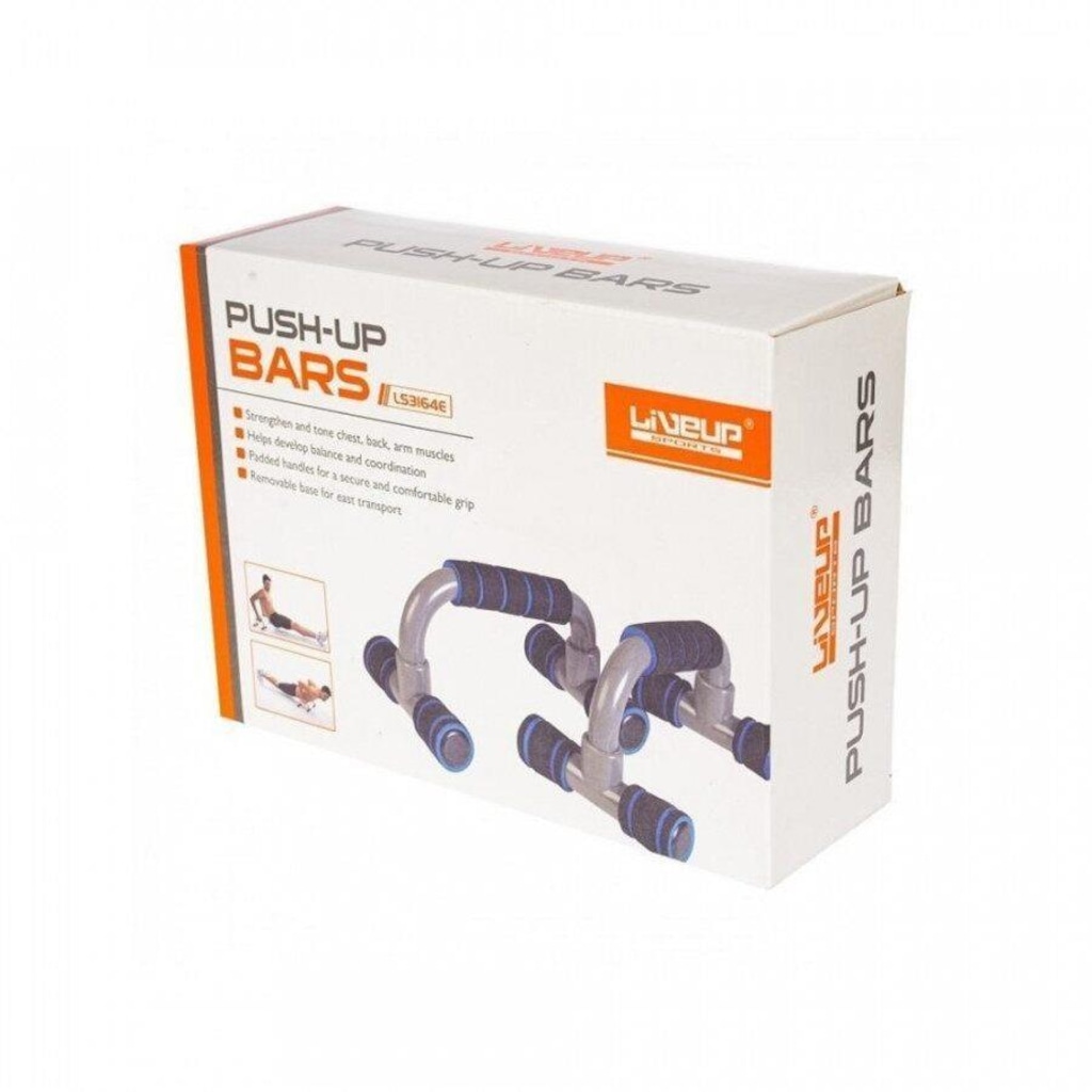 Imagem 3 do produto Apoio para Flexão de Braço Live Up Simples Fitness