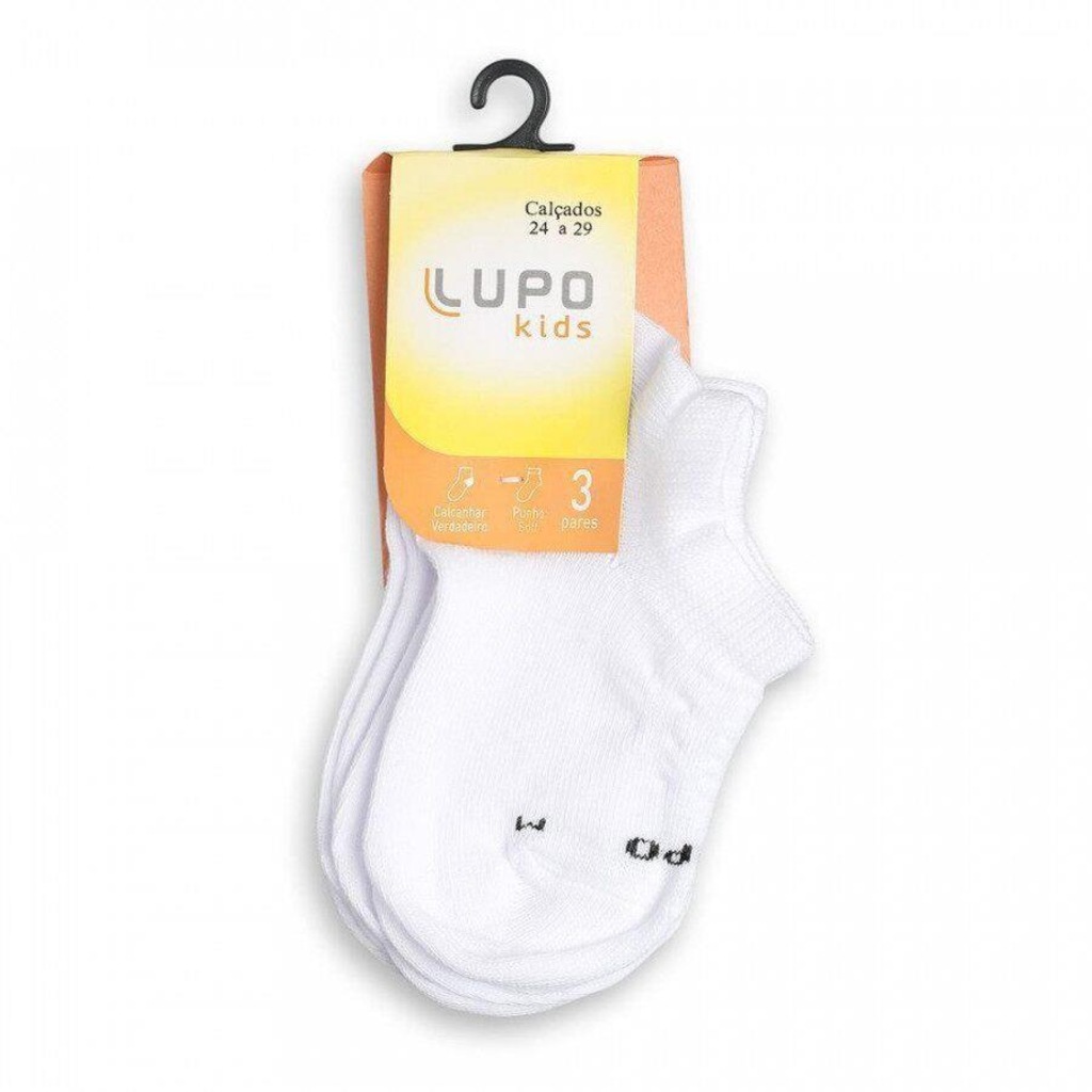 Imagem 3 do produto Kit de Meias Sapatilha Lupo com 3 Pares - Infantil