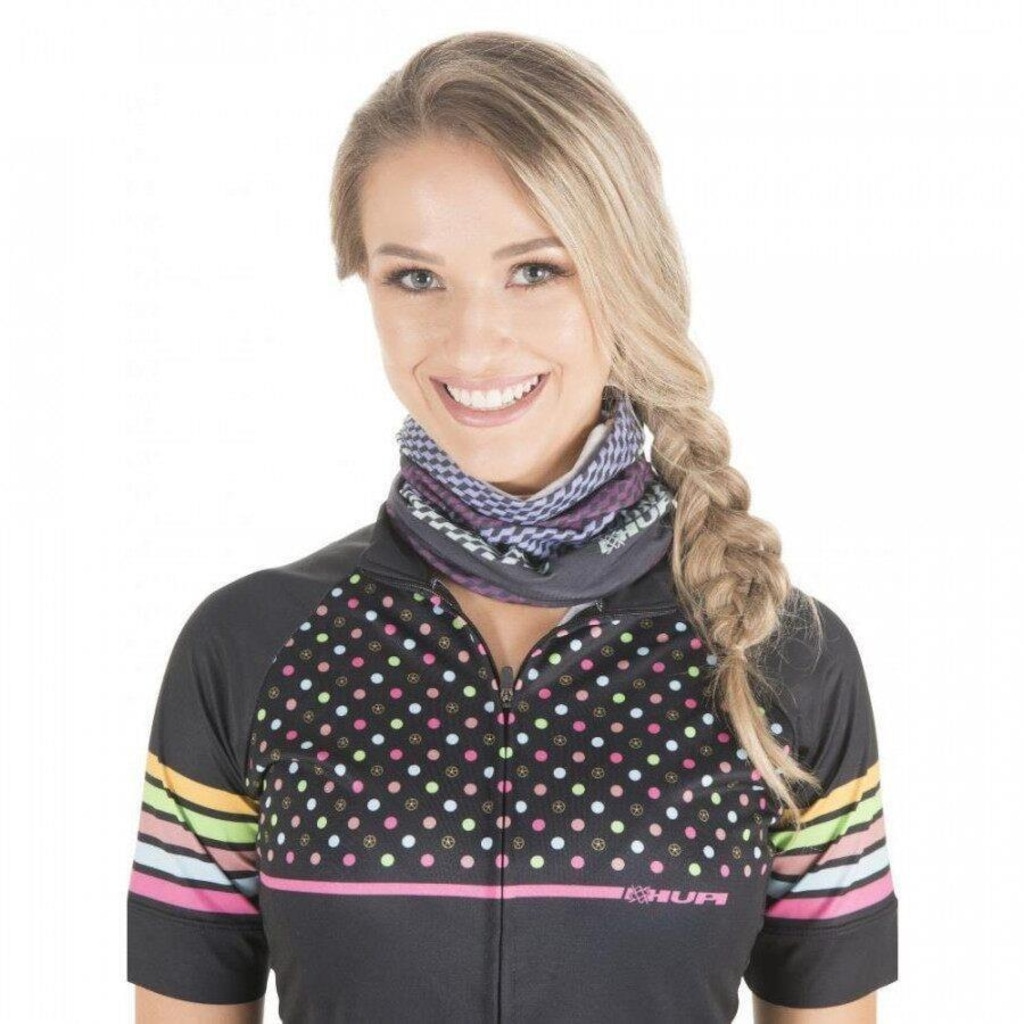 Imagem 2 do produto Bandana Hupi Trento Formato Tubular para Corrida e Ciclismo - Adulto