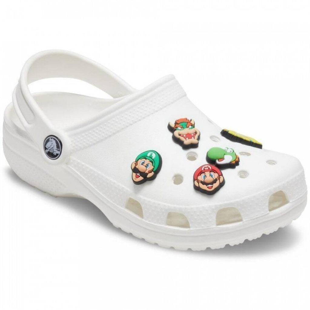 Imagem 2 do produto Kit Jibbitz Super Mario com 5 unidades