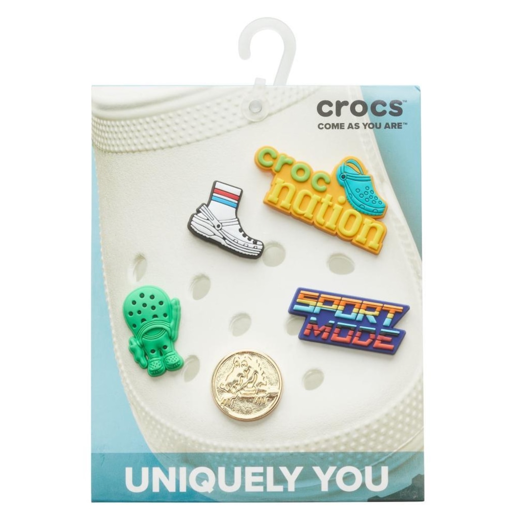 Imagem 2 do produto Jibbitz Crocs Crocs Fan Pack - 5 unidades