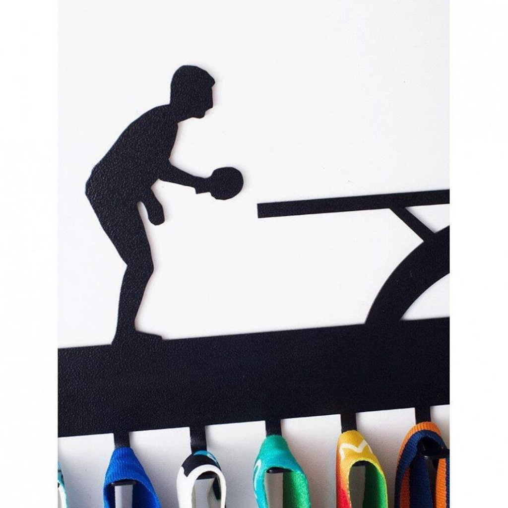 Imagem 4 do produto Porta Medalhas Bronx Tênis De Mesa Original