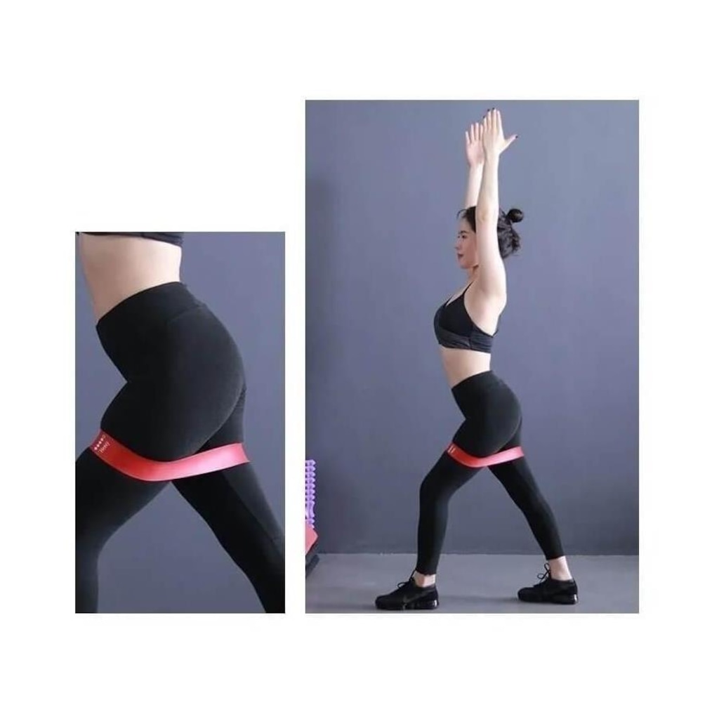 Imagem 5 do produto Kit MBFit: Mini Bands Funcional Faixa Elástica Thera Band - 5 Intensidades