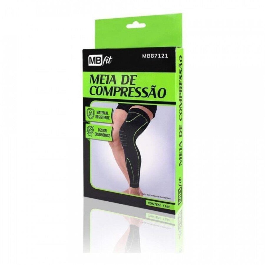 Imagem 4 do produto Meia de Compressão Térmica Canelito MBFit Longa Circulação - Adulto