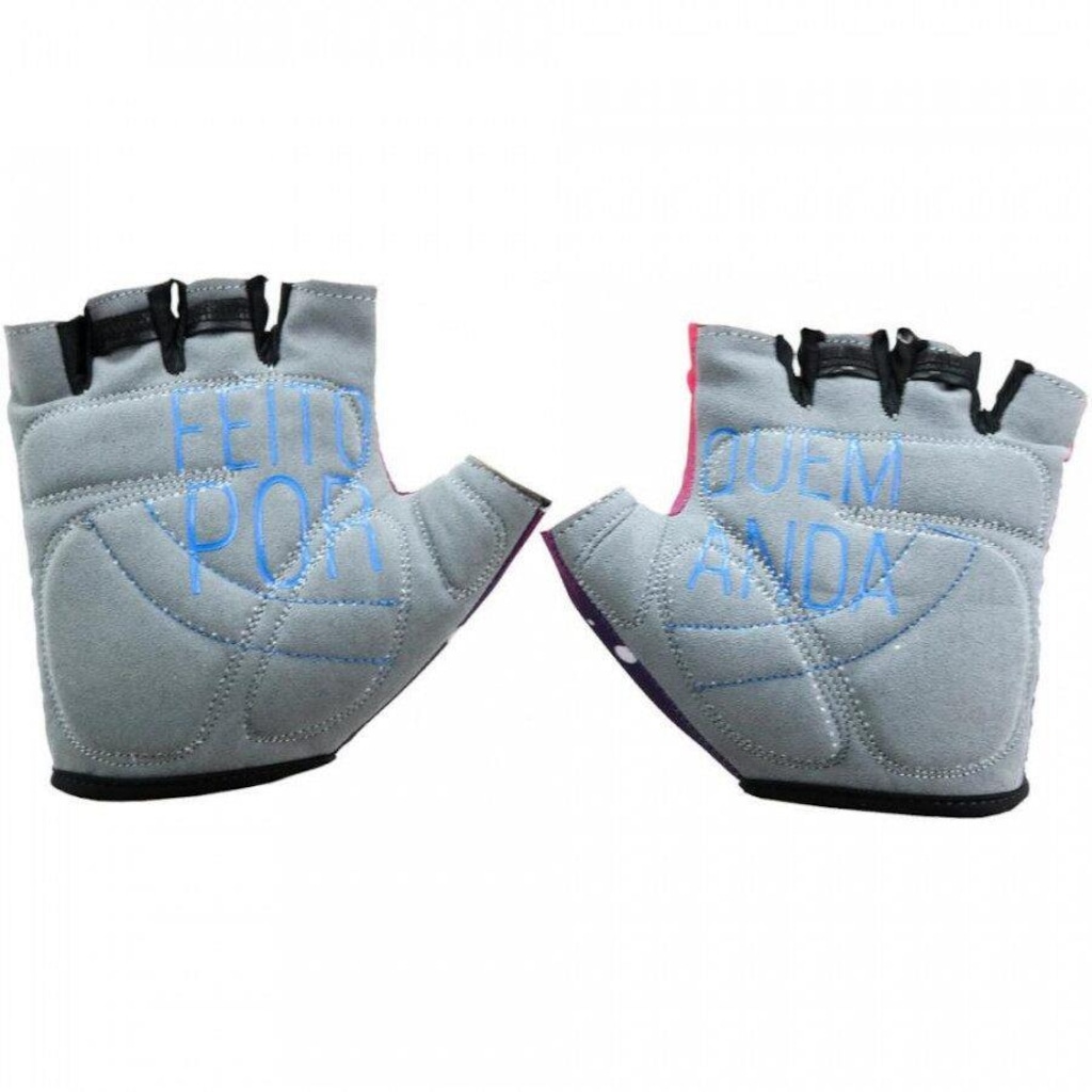 Imagem 2 do produto Luva Ciclismo HUPI Eco Dedo Curto Butterfly - Adulto