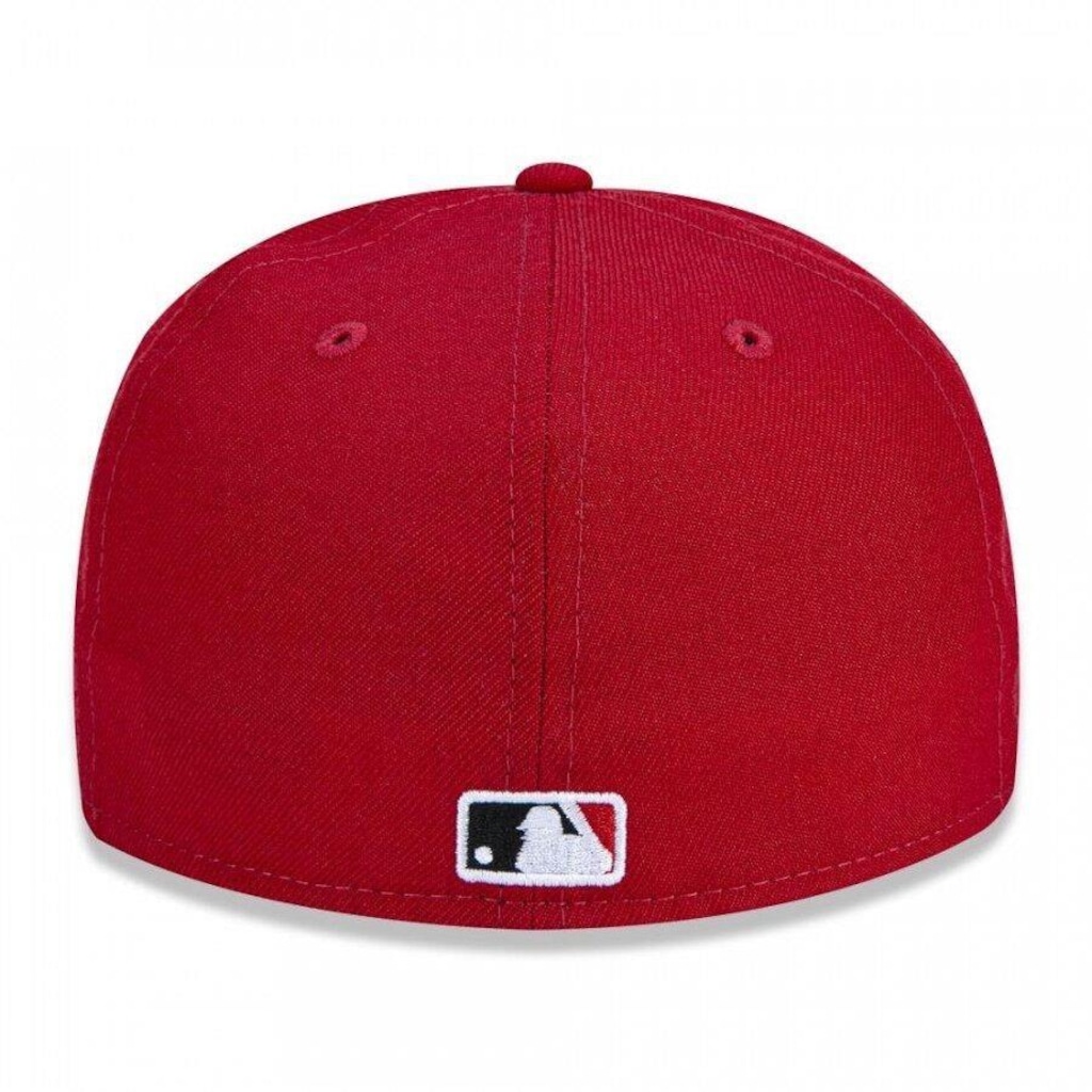 Imagem 4 do produto Boné Aba Reta New Era 59Fifty MLB Cincinnati Reds - Fechado - Adulto