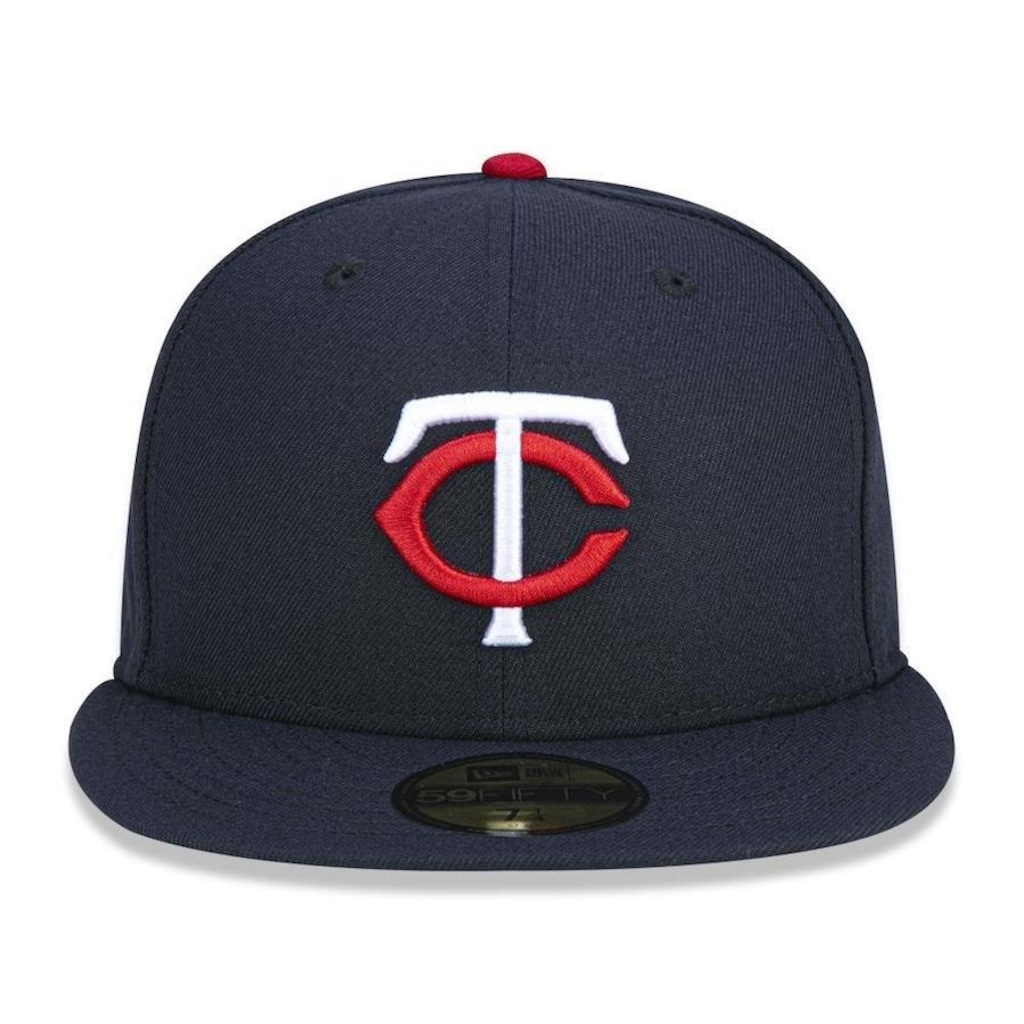 Imagem 2 do produto Boné Aba Reta New Era 59fifty MLB Minnesota Twins Game Cap - Fechado - Adulto