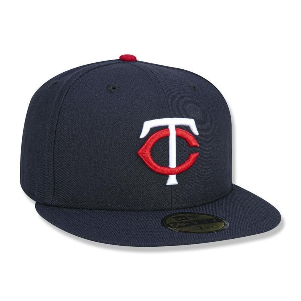 Imagem 3 do produto Boné Aba Reta New Era 59fifty MLB Minnesota Twins Game Cap - Fechado - Adulto
