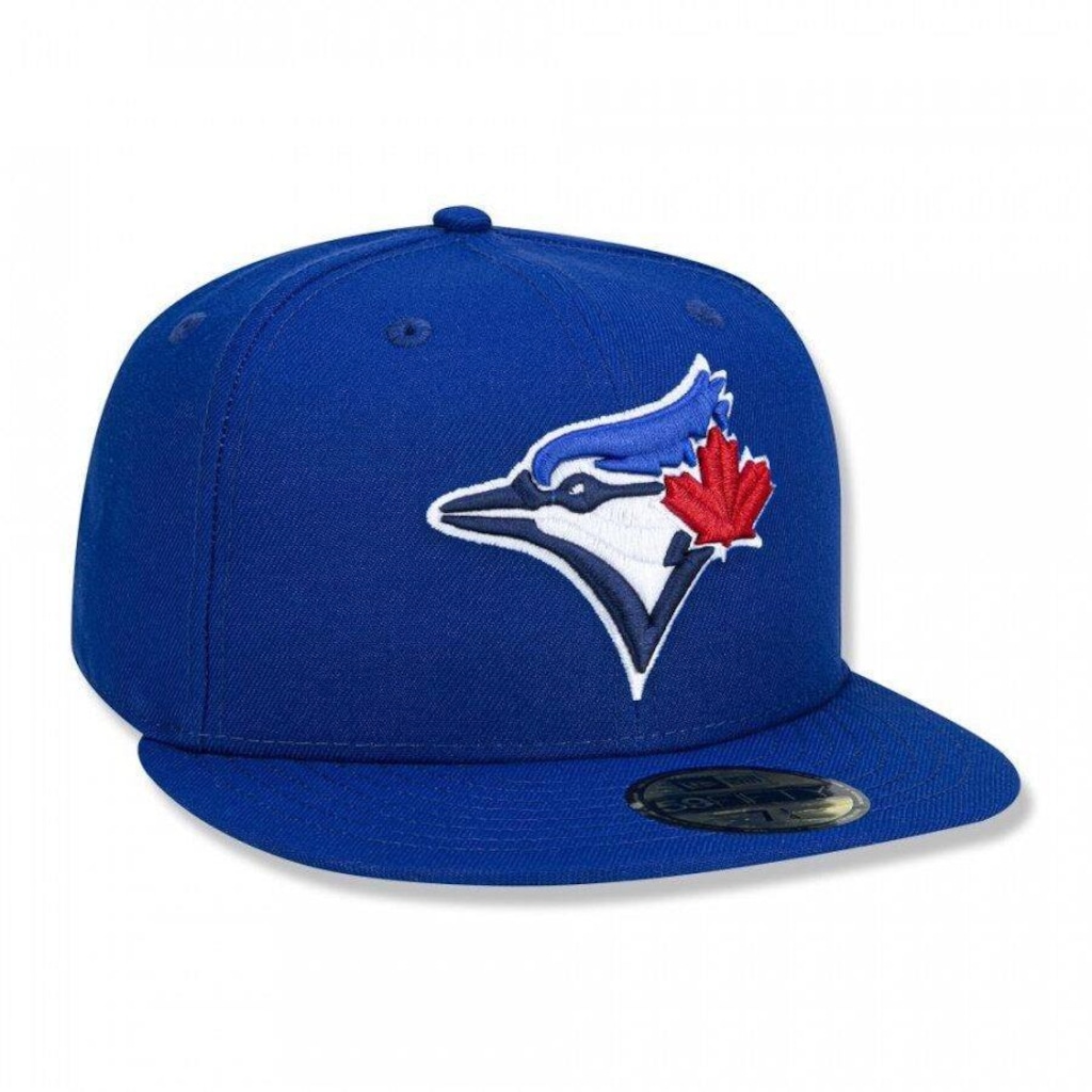 Imagem 3 do produto Boné Aba Reta New Era 59Fifty MLB Toronto Blue Jays - Fechado - Adulto